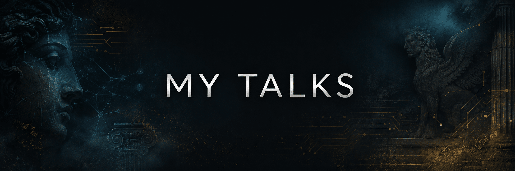 My talks on Greek mythology and artificial intelligence